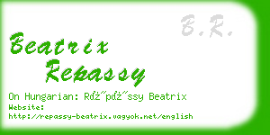 beatrix repassy business card